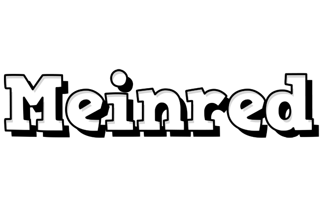 Meinred snowing logo