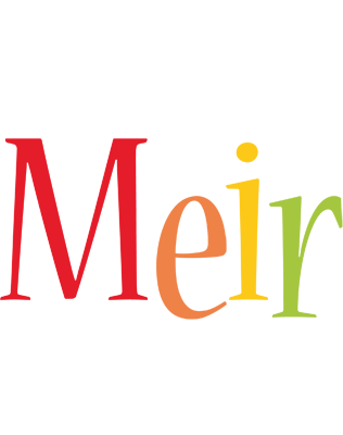 Meir birthday logo