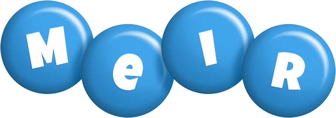 Meir candy-blue logo