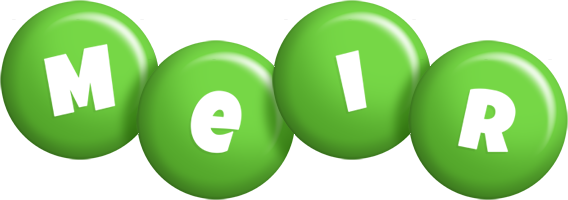 Meir candy-green logo