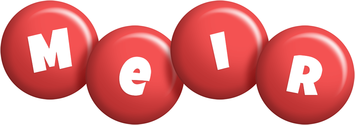 Meir candy-red logo