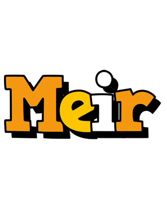 Meir cartoon logo