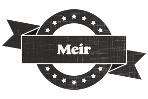 Meir grunge logo