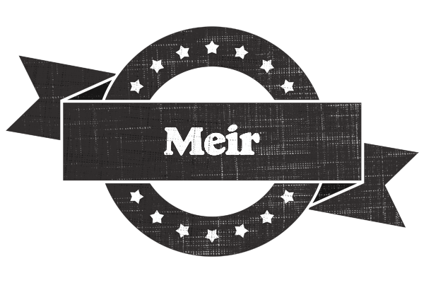 Meir grunge logo