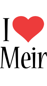Meir i-love logo