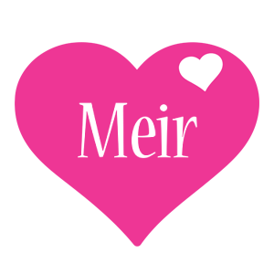 Meir love-heart logo