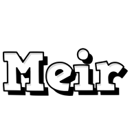 Meir snowing logo