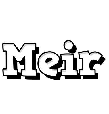 Meir snowing logo