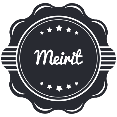 Meirit badge logo