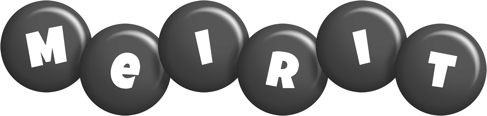 Meirit candy-black logo