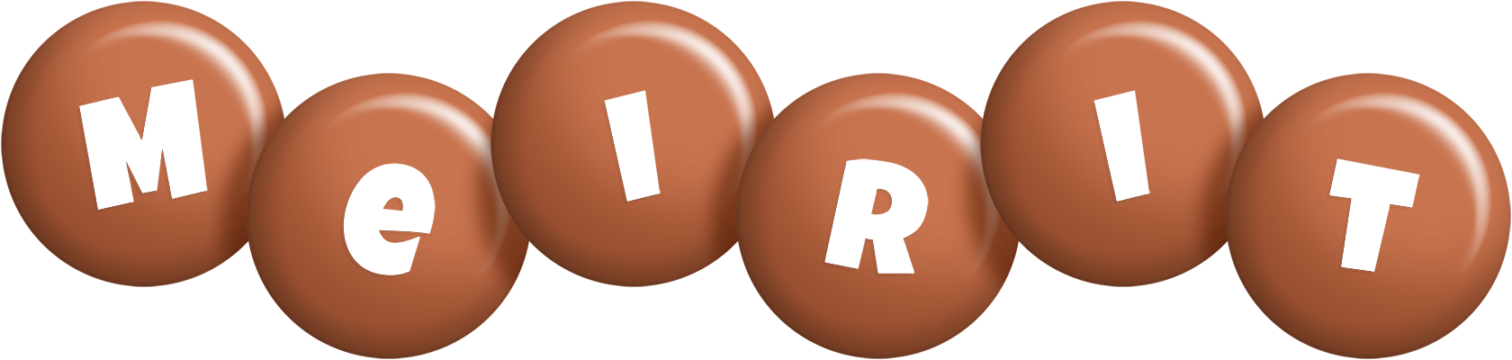 Meirit candy-brown logo