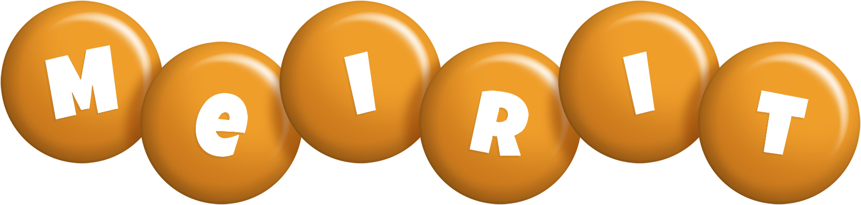 Meirit candy-orange logo