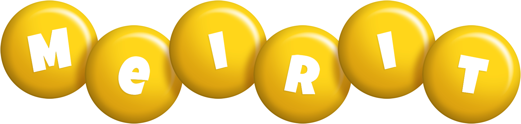 Meirit candy-yellow logo
