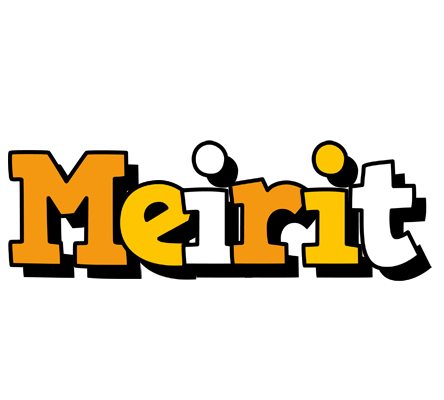 Meirit cartoon logo