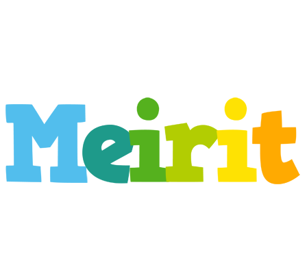 Meirit rainbows logo