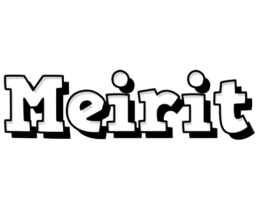 Meirit snowing logo