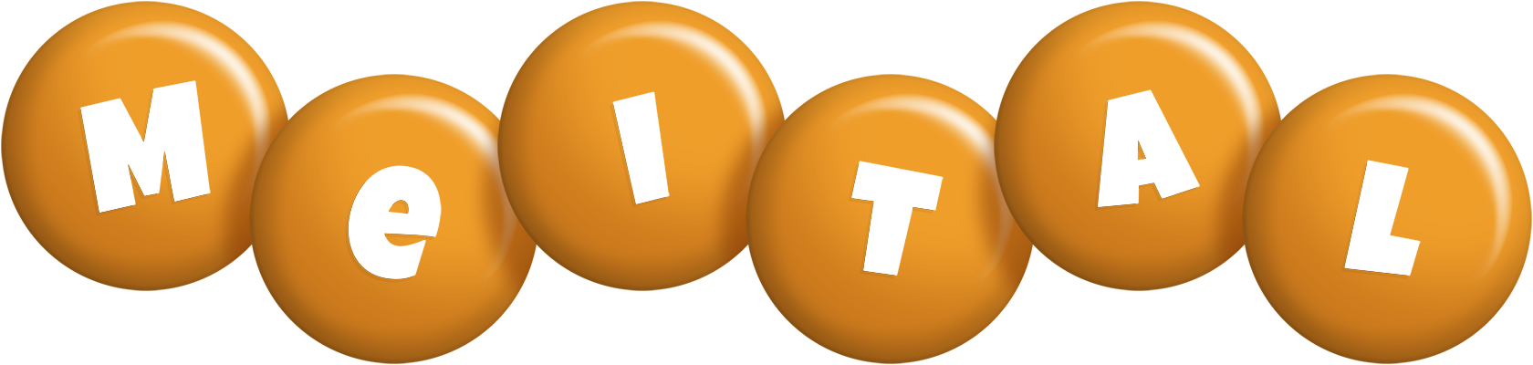 Meital candy-orange logo