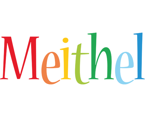 Meithel birthday logo