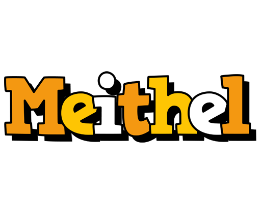 Meithel cartoon logo