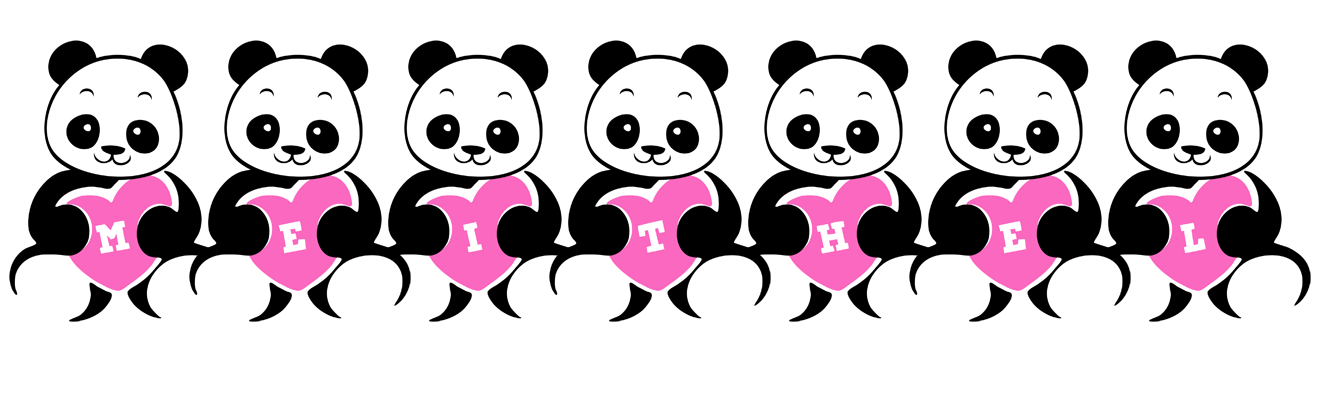 Meithel love-panda logo