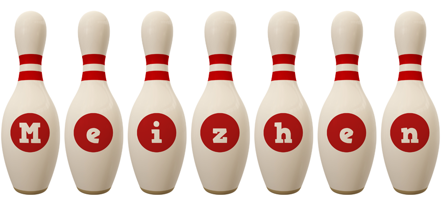Meizhen bowling-pin logo