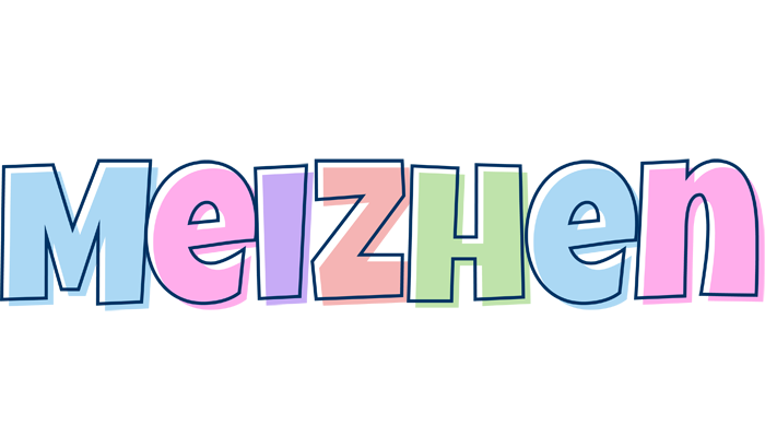 Meizhen pastel logo