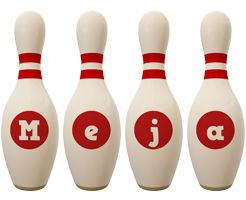 Meja bowling-pin logo