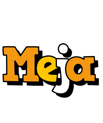 Meja cartoon logo