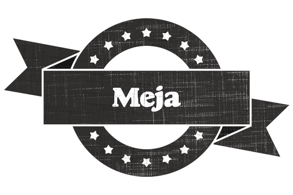 Meja grunge logo