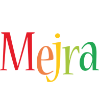 Mejra birthday logo