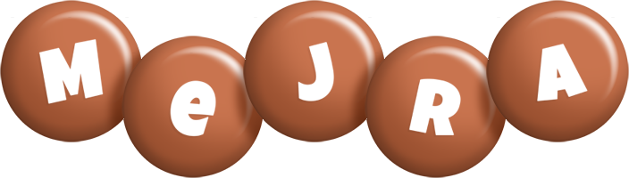 Mejra candy-brown logo