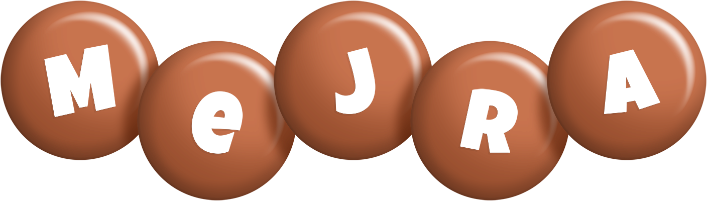 Mejra candy-brown logo