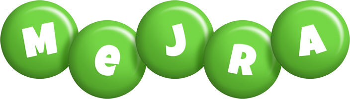 Mejra candy-green logo