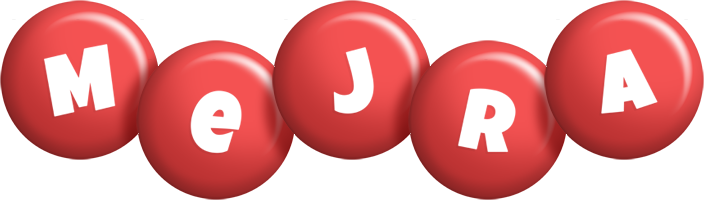 Mejra candy-red logo