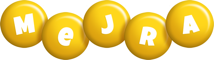 Mejra candy-yellow logo