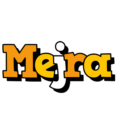Mejra cartoon logo