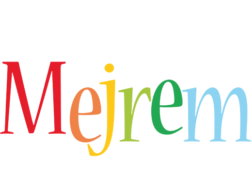 Mejrem birthday logo