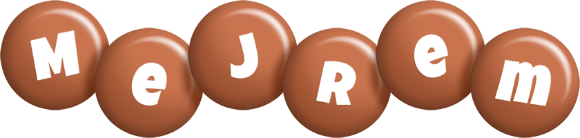 Mejrem candy-brown logo