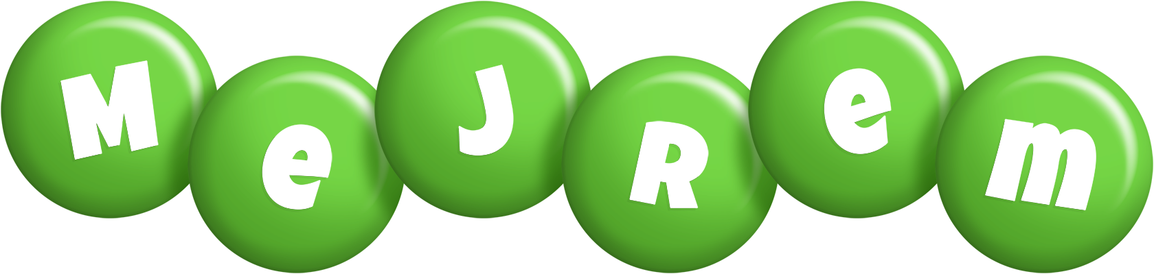 Mejrem candy-green logo
