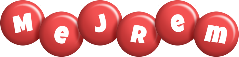 Mejrem candy-red logo
