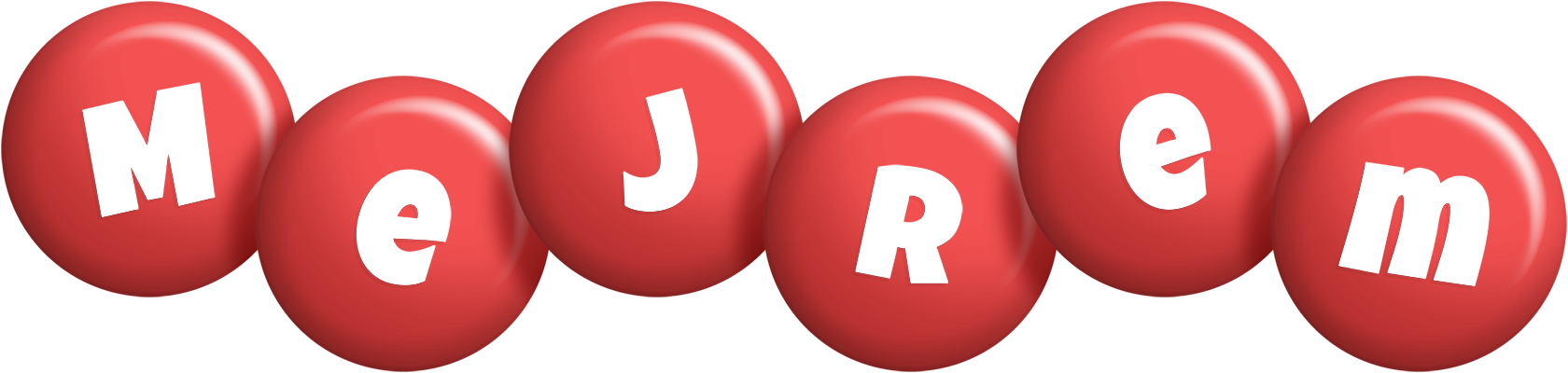 Mejrem candy-red logo