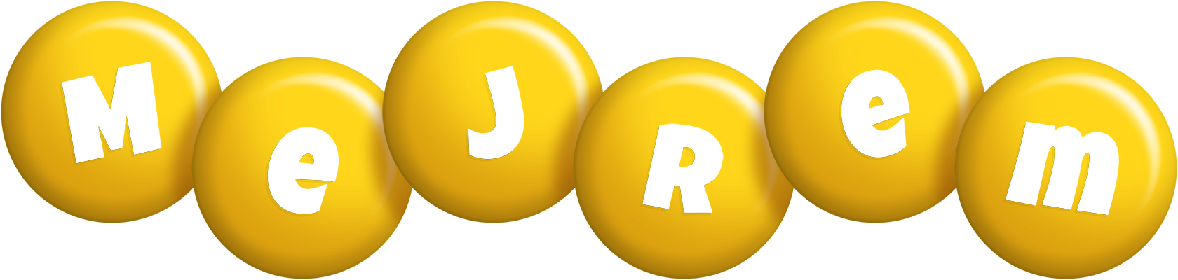Mejrem candy-yellow logo