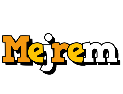 Mejrem cartoon logo
