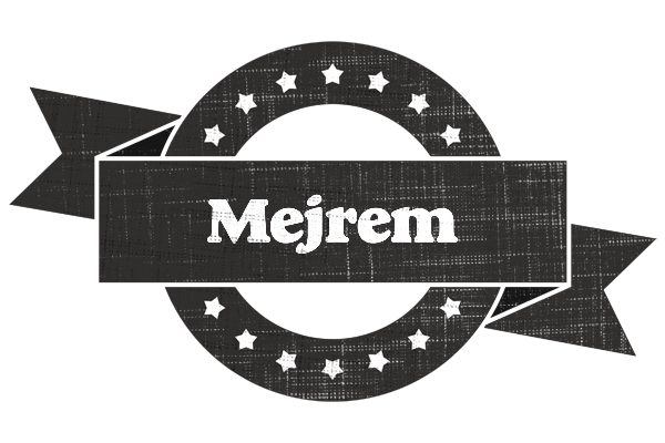 Mejrem grunge logo