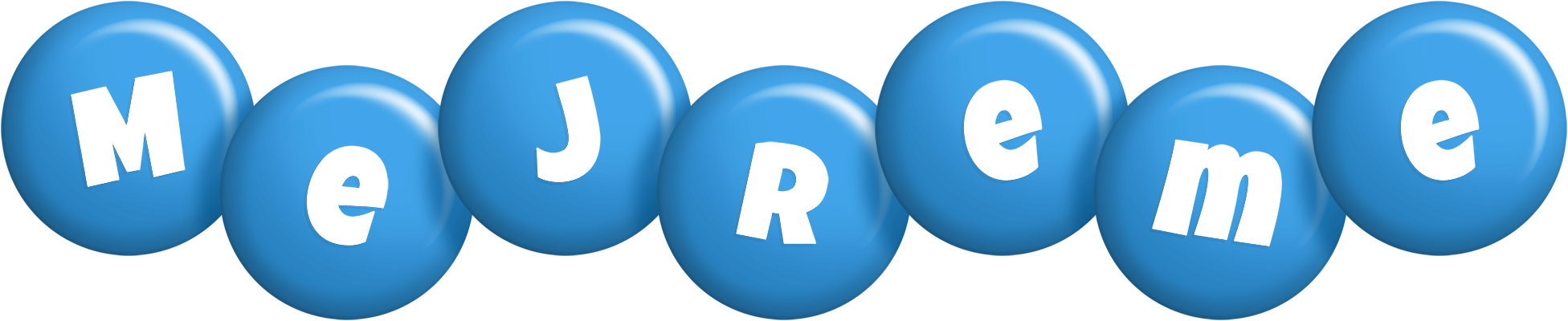 Mejreme candy-blue logo