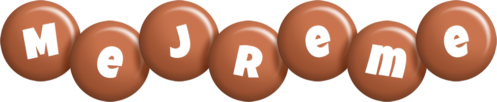 Mejreme candy-brown logo