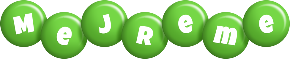 Mejreme candy-green logo