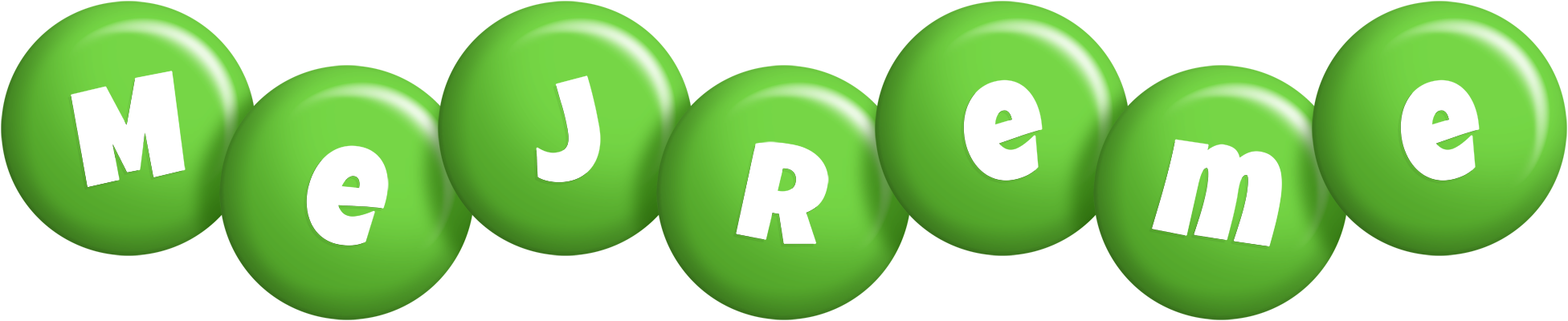 Mejreme candy-green logo