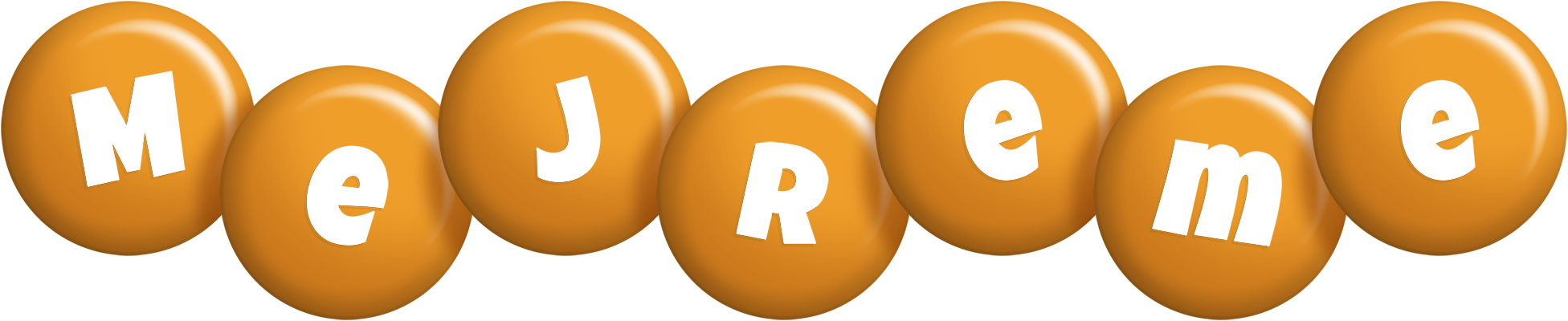 Mejreme candy-orange logo