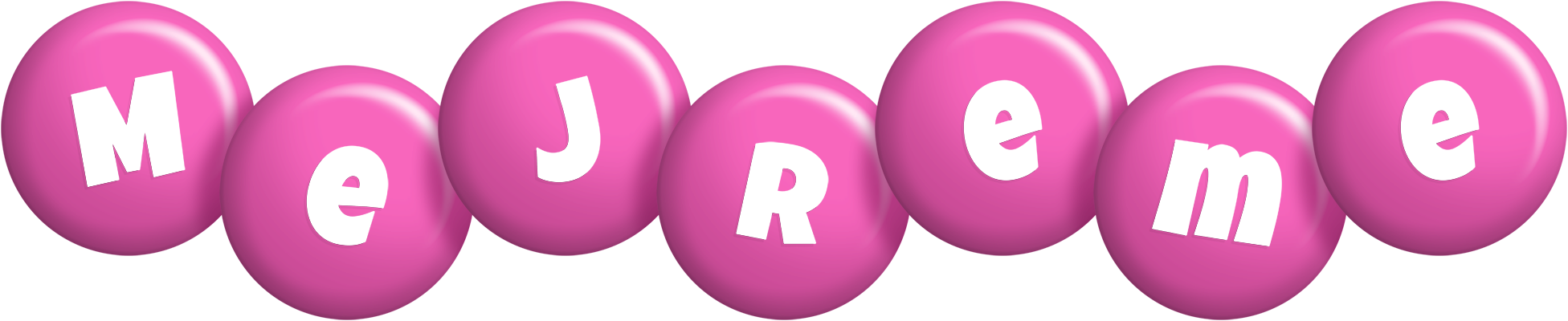 Mejreme candy-pink logo